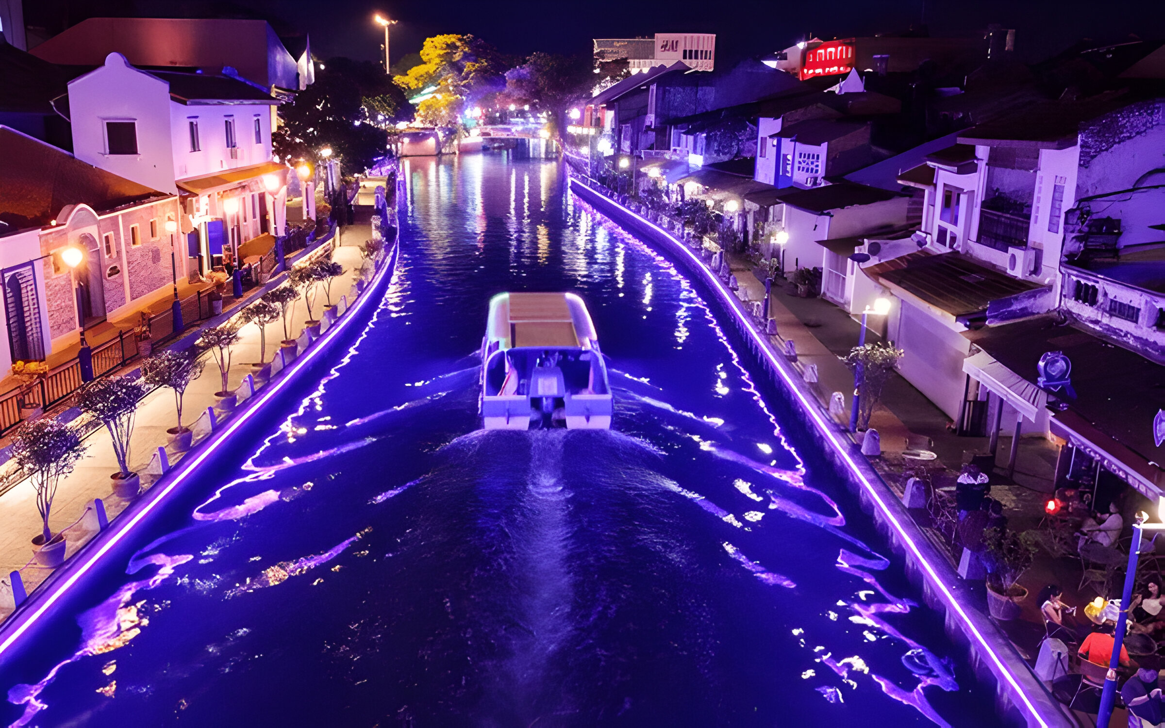 Malacca River at Night
