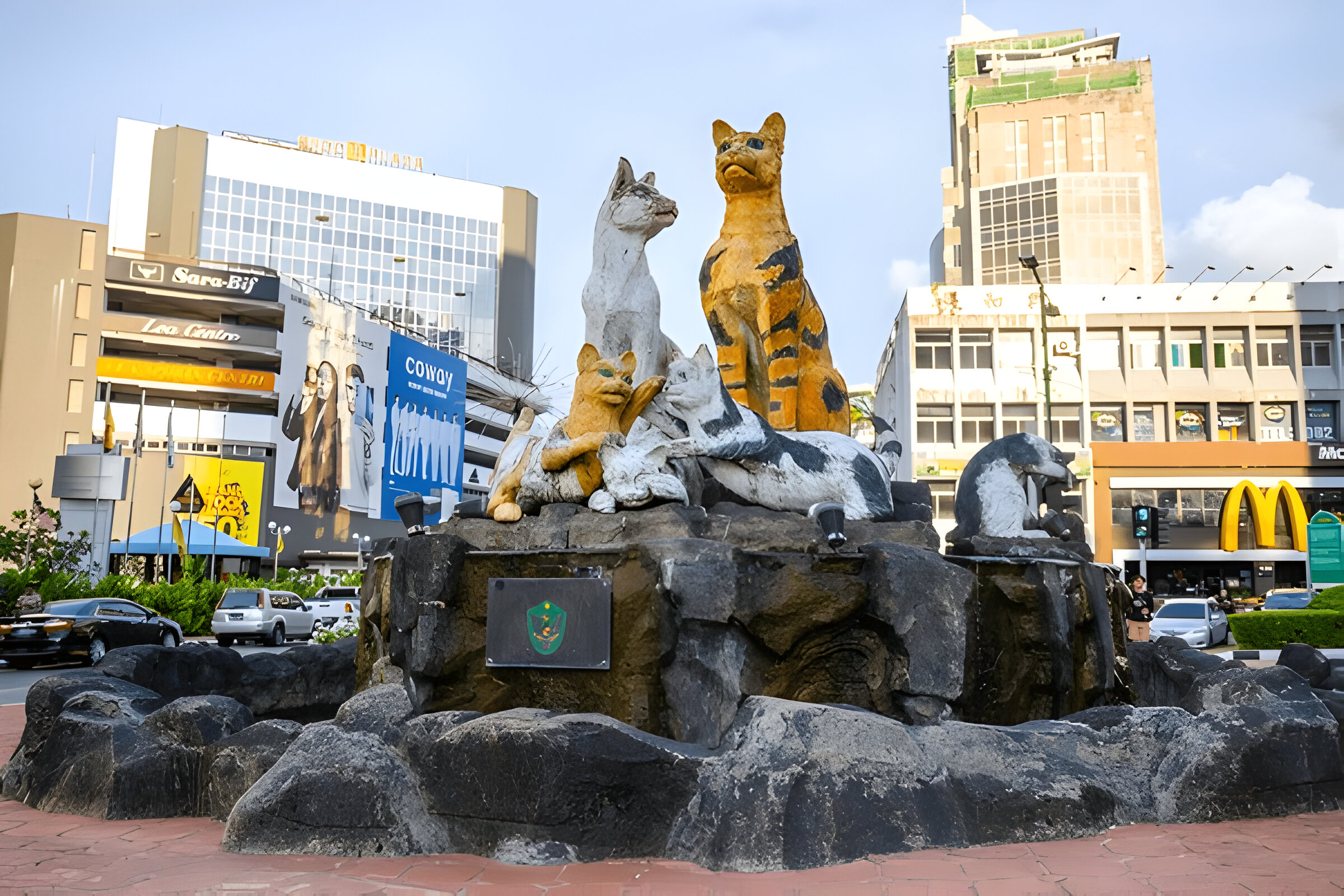 The Iconic Cat Statue, Kuching City